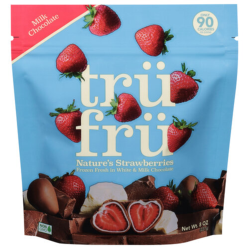 Tru Fru Strawberries, Milk Chocolate