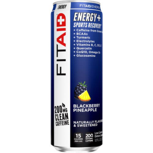 FitAid Energy+, Blackberry Pineapple