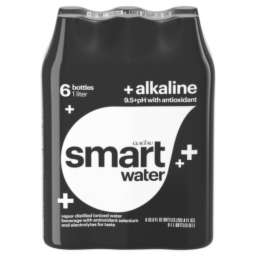 Smartwater Alkaline Water, 9.5+ pH