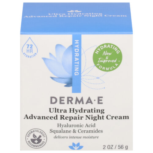 Derma E Night Cream, Advanced Repair, Ultra Hydrating