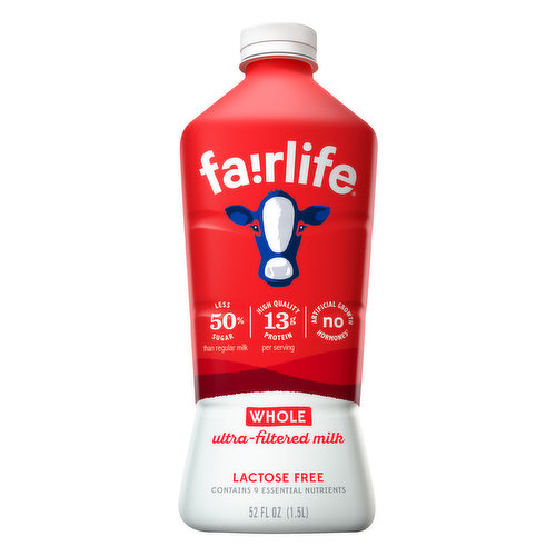 fairlife Fairlife Whole Ultra-Filtered Milk, Lactose Free