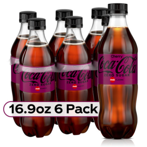 Coca-Cola Cherry Cola Soda Mini - 6 pk