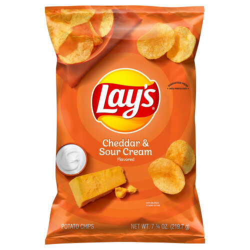 Lay's Potato Chips, Cheddar & Sour Cream Flavored