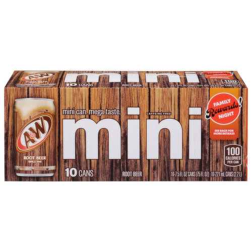 A&W Soda, Root Beer, Mini