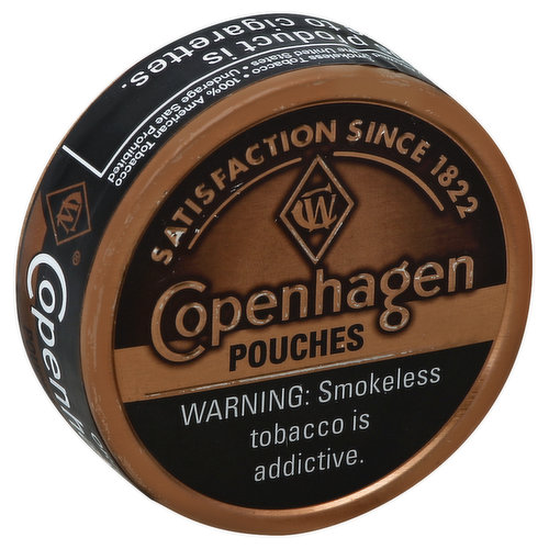 Copenhagen Smokeless Tobacco, Original, Pouches
