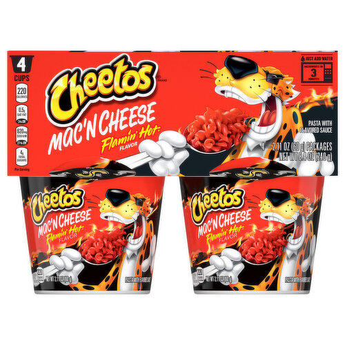 Cheetos Mac 'N Cheese, Flamin Hot Flavor