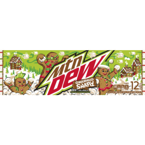 Mtn Dew Soda, Gingerbread Snap'd