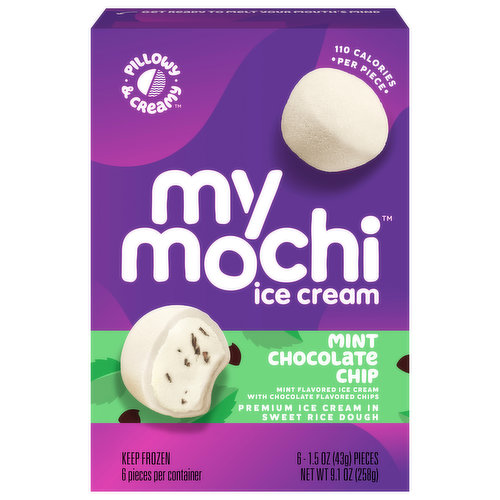 My/Mochi Ice Cream, Mint Chocolate Chip