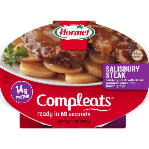 Hormel Salisbury Steak, with Sliced Potatoes & Gravy