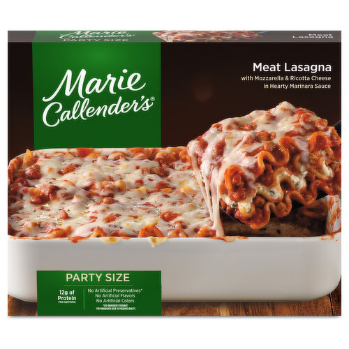 Marie Callender's Meat Lasagna Meal to Share, Party Size Frozen Meal