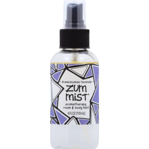 ZUM MIST Room & Body Mist, Aromatherapy, Frankincense-Lavender