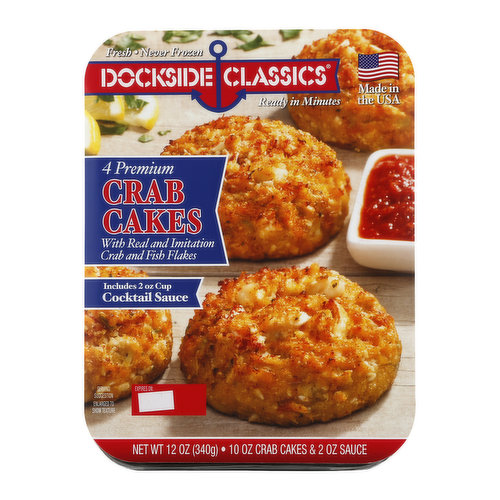 Dockside Classics Crab Cakes, Premium