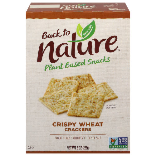 Back to Nature Crackers, Crispy Wheat