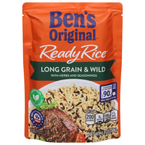 Ben's Original Ready Rice, Long Grain & Wild