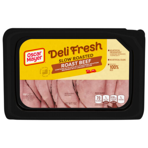 Oscar Mayer Roast Beef, Slow Roasted