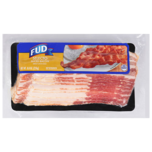 FUD Sliced Bacon, Smoke Flavor, Selecto