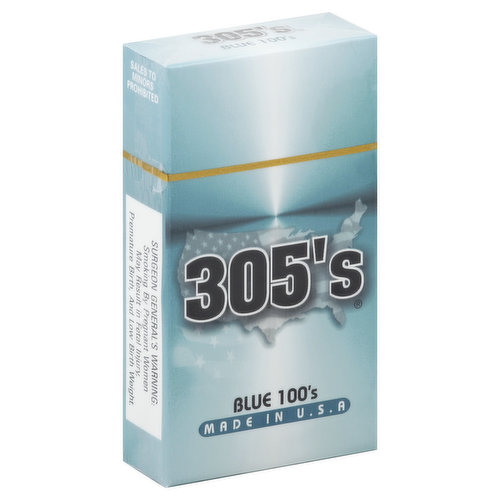 305s Cigarettes, Blue, 100's