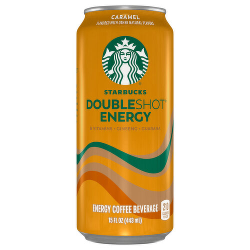 Starbucks Energy Coffee Beverage, Caramel, Doubleshot