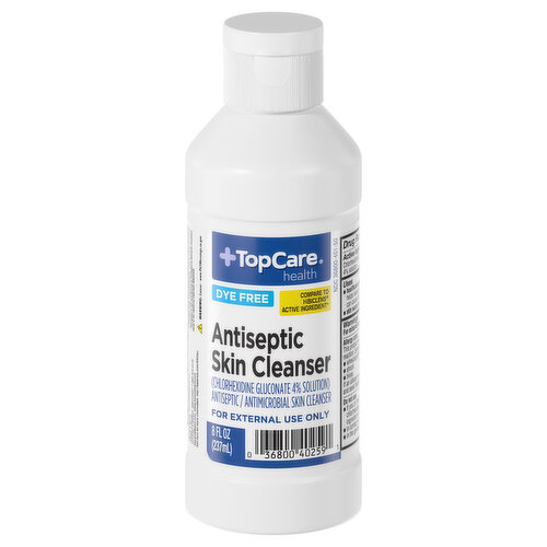 TopCare Antiseptic Skin Cleanser, Dye Free