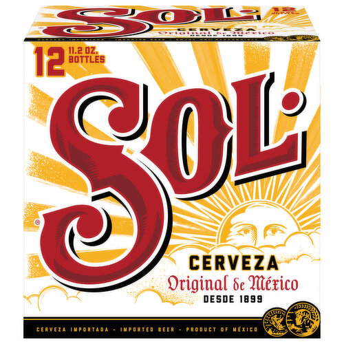 Sol Sol, Beer, Imported ( 12 count )