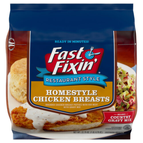 Fast Fixin' Chicken Breast, Homestyle, Restaurant Style