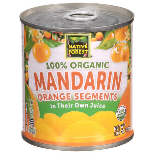 Native Forest Orange Segments, 100% Organic, Mandarin