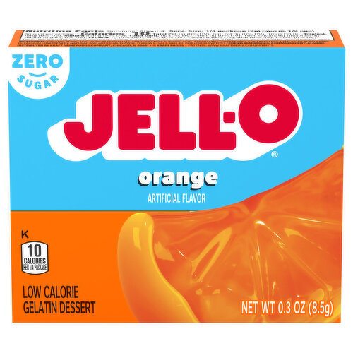 Jell-o Sugar Free Orange Instant Gelatin Mix