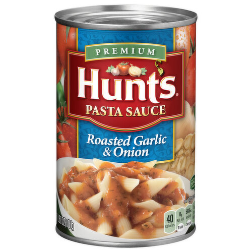 Hunt's Pasta Sauce, Premium, Roasted Garlic & Herb