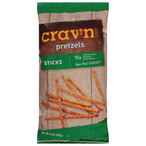 Crav'n Flavor Pretzels, Sticks