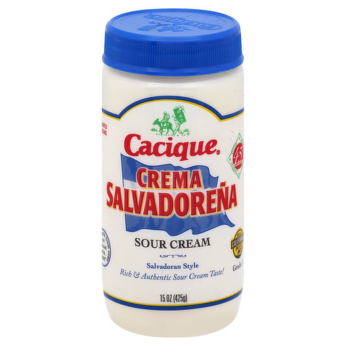 Cacique Sour Cream, Salvadoran Style - Brookshire's