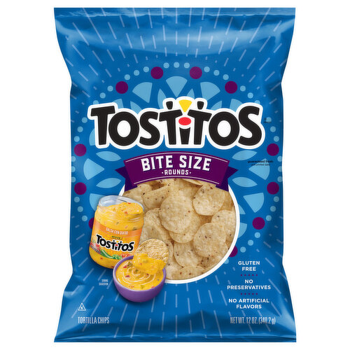 Tostitos Tortilla Chips, Rounds, Bite Size Brookshire's