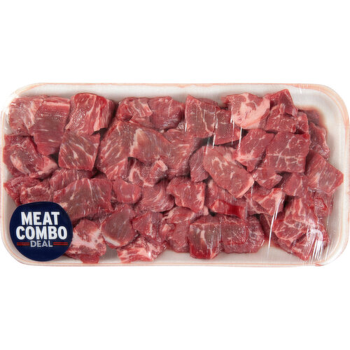 Fresh Premium Beef Stew Meat, Combo