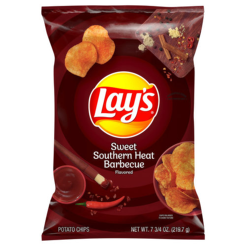 Lay's Potato Chips, Sweet Southern Heat Barbecue Flavored