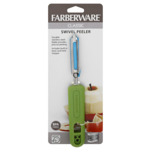 Farberware Swivelling Potato Peeler / Speed Peeler, Stainless Steel, 1 –  CookServeEnjoy