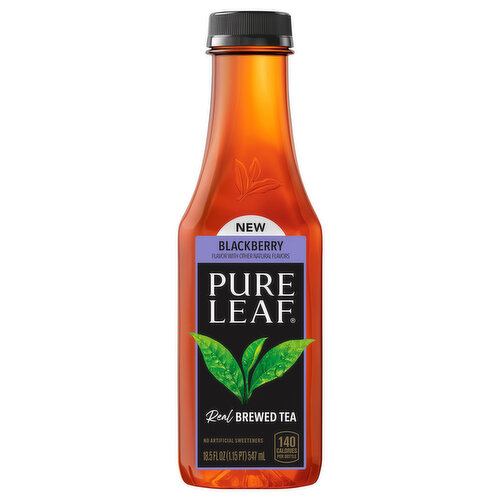 Pure Leaf Tea, Blackberry, Brewed