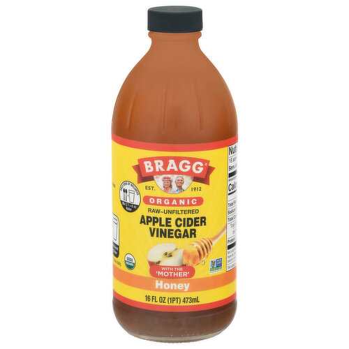 Bragg Apple Cider Vinegar, Organic, Honey