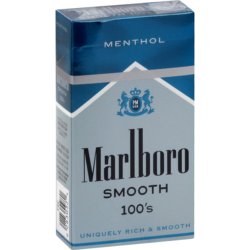 Marlboro Cigarettes, Menthol, Smooth 100's