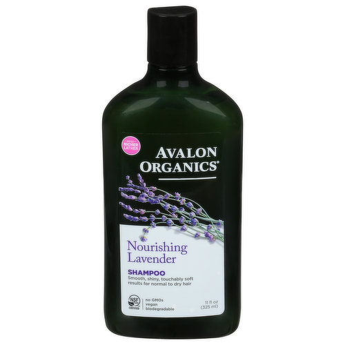 Avalon Organics Shampoo, Lavender, Nourishing