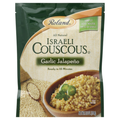 Roland Couscous, Israeli, Garlic Jalapeno