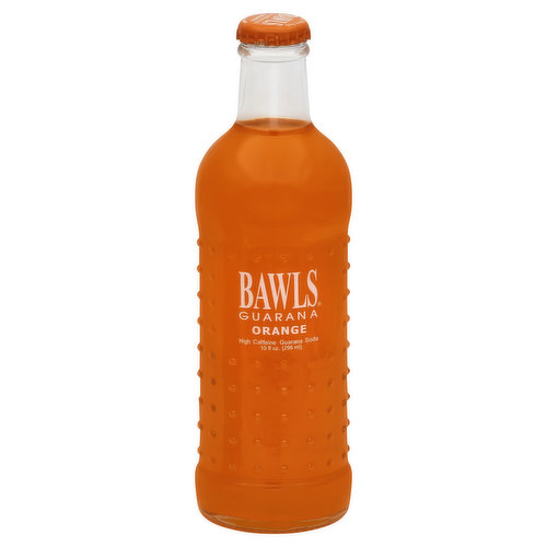 Bawls High Caffeine Guarana Soda, Guarana Orange