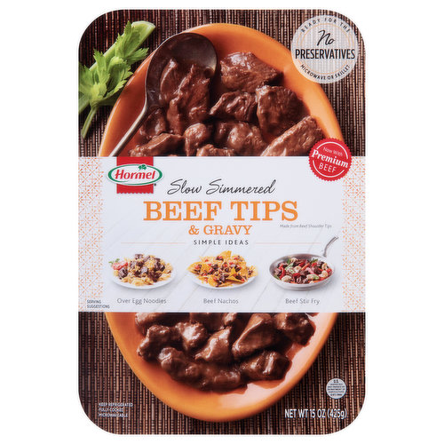 Hormel Beef Tips and Gravy, Slow Simmered