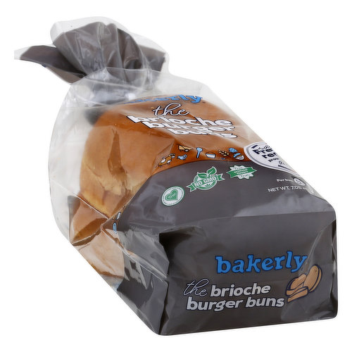 Bakerly Brioche Burger Buns