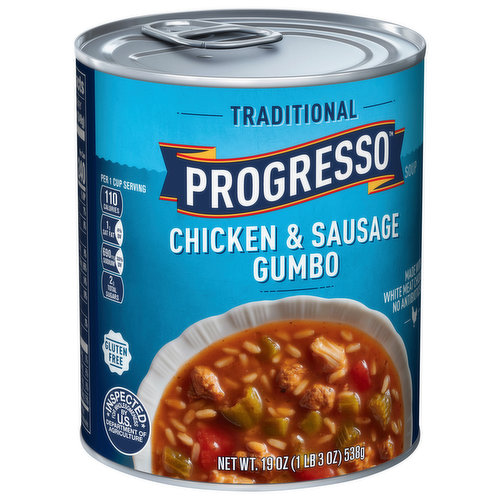 Progresso Soup, Chicken & Sausage Gumbo, Traditional