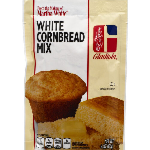 Gladiola Cornbread Mix, White