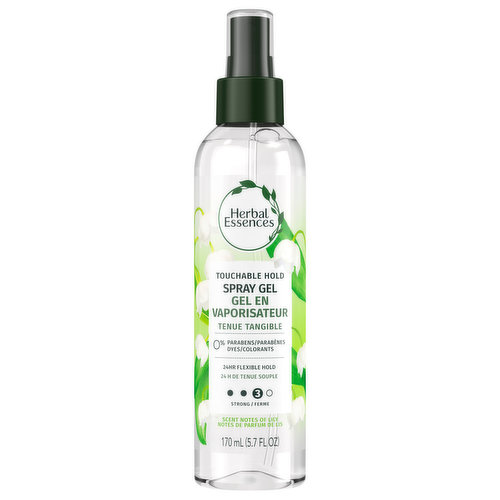Herbal Essences Spray Gel, Touchable Hold, Strong 3