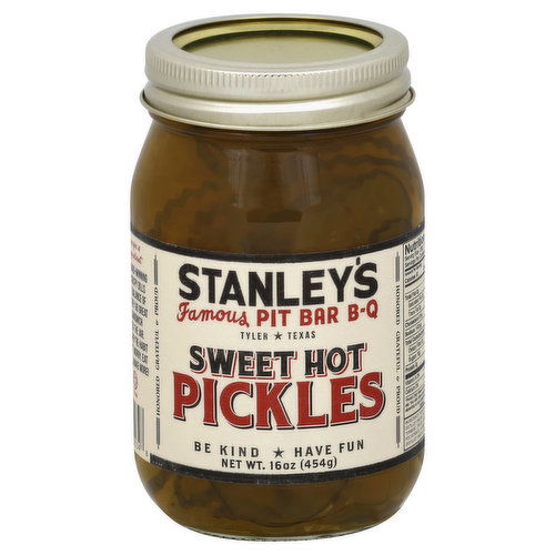 Stanleys Pickles, Sweet Hot