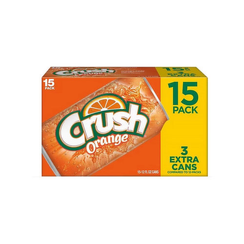 Crush Orange Soda, 12 fl oz (pack of 12)