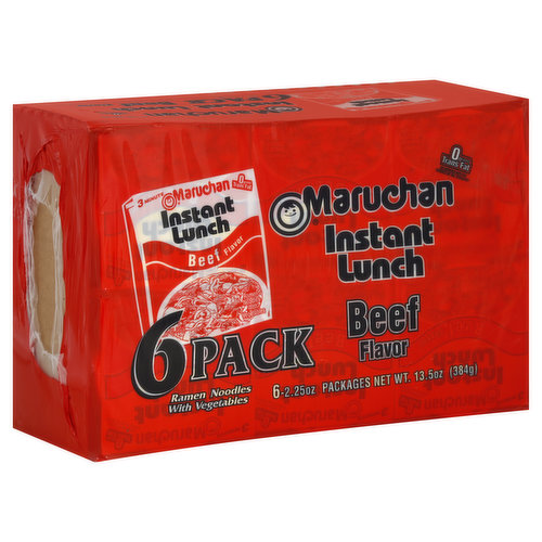 Maruchan Ramen Noodles, with Vegetables, Beef Flavor