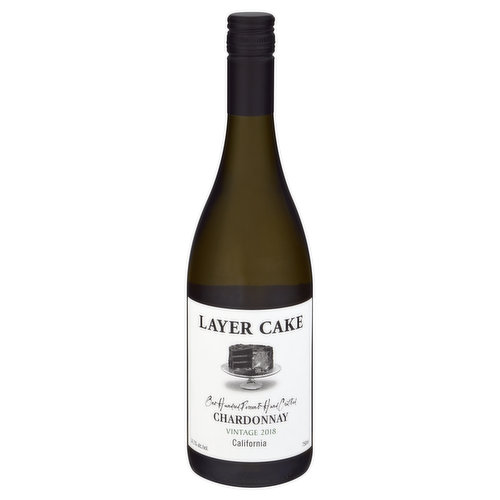 Layer Cake Wine, Chardonnay, California, Vintage 2018