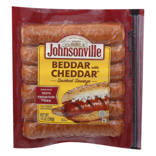 Made with 100% premium pork. Gluten free. Family owned since 1945. Our company began in 1945 when Ralph F. and Alice Stayer opened a small butcher shop in Johnsonville, Wisconsin. Their philosophy was simple; make great-tasting meats and treat people well. Today, Johnsonville remains an independent, family-owned company. Every member of our team takes great pride in sharing our founder's standard for quality and doing right by others. US inspected and passed by Department of Agriculture. johnsonville.com. Learn more about our story at Johnsonville.com. Questions or comments? Keep package for reference. Call: 1-888-556-2728. Find great tasting recipes at johnsonville.com. Product of USA.